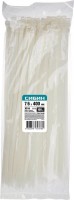 Хомуты-стяжки СИБИН ХС-Б нейлоновые белые 7.6 х 400мм, 100 шт. 3786-76-400
