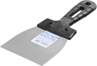 Нержавеющий шпатель СИБИН 80мм, пластиковая ручка 10079-080