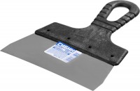 Фасадный нержавеющий шпатель СИБИН 150мм, пластиковая ручка 10079-150