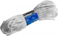 Полиэфирный шнур СИБИН хозяйственный 5мм, 25м, 50265