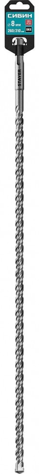 Бур SDS-plus СИБИН 8 х 310 мм, 29312-310-08