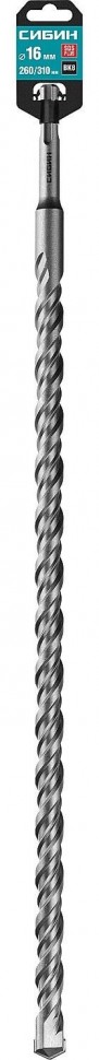 Бур SDS-plus СИБИН 16 х 310 мм, 29312-310-16