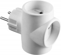 Сетевой разветвитель СИБИН 3 гнезда, 6А/220В,  55097-3