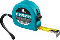 Рулетка СИБИН 5м х 19мм, пластиковый корпус 34020-05-19
