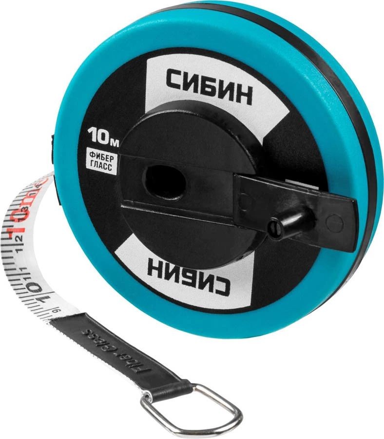 Фиберглассовая мерная лента СИБИН 10 м 34154-10