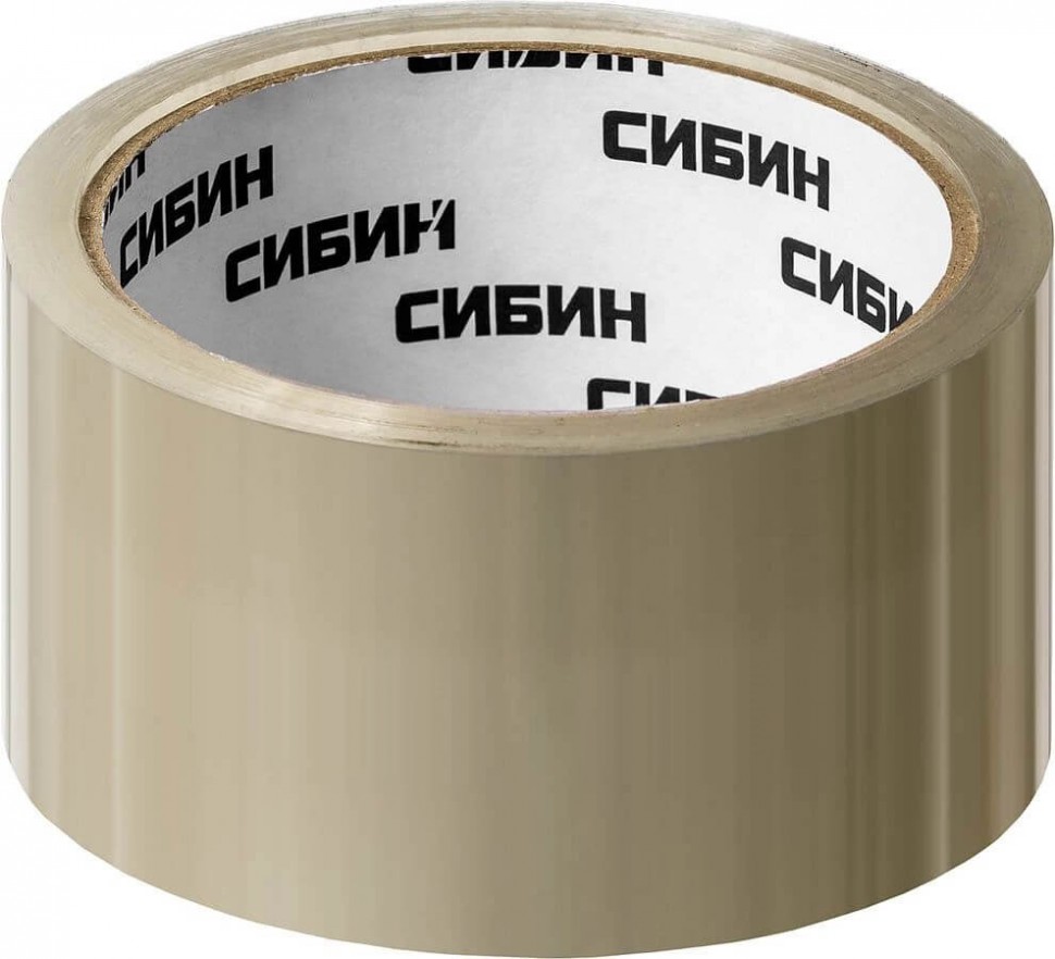 Клейкая лента прозрачная СИБИН 48мм х 50м, 40 мкм 12055-50-50