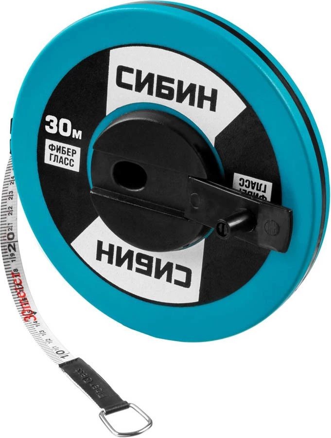 Фиберглассовая мерная лента СИБИН 30 м 34154-30