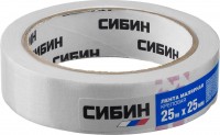 Малярная лента креповая CИБИН 25мм х 25м 12111-25