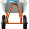Строительная тачка СИБИН "СТ-22" двухколесная, 110л, 200кг 39905