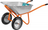 Строительная тачка СИБИН &quot;СТ-22&quot; двухколесная, 110л, 200кг 39905