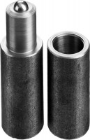 Петля СИБИН для металлических дверей, галтованная, цилиндрической формы, с впрессованным шариком, 25х120мм, 37617-120-25